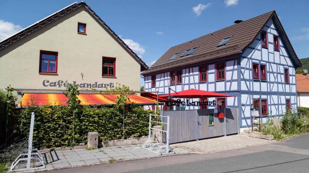 شقة Cafe Landart Im Thueringer Finistere Plaue  المظهر الخارجي الصورة