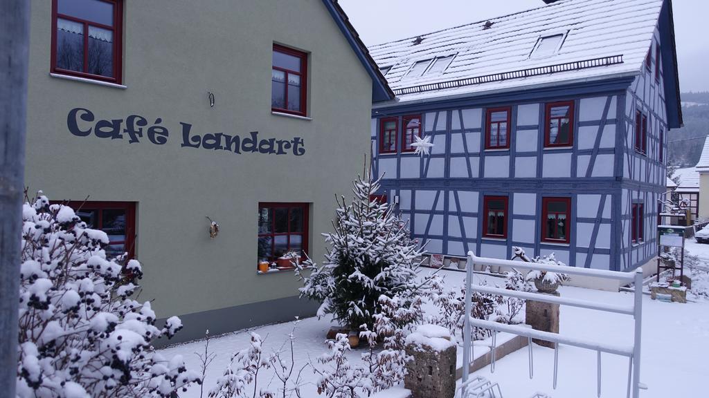شقة Cafe Landart Im Thueringer Finistere Plaue  المظهر الخارجي الصورة