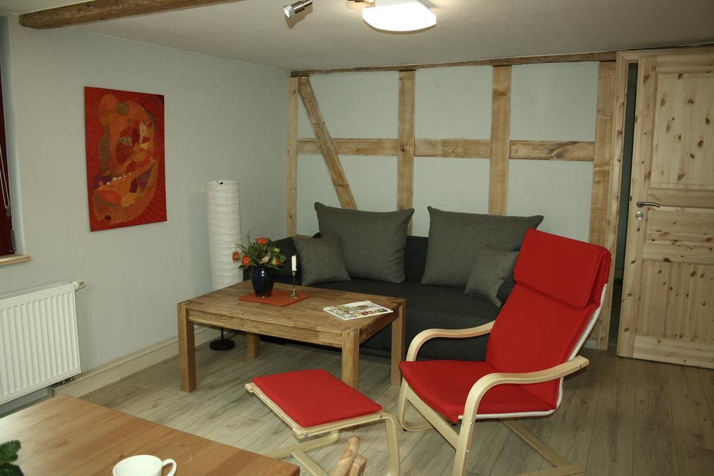 شقة Cafe Landart Im Thueringer Finistere Plaue  الغرفة الصورة