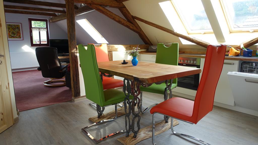 شقة Cafe Landart Im Thueringer Finistere Plaue  المظهر الخارجي الصورة